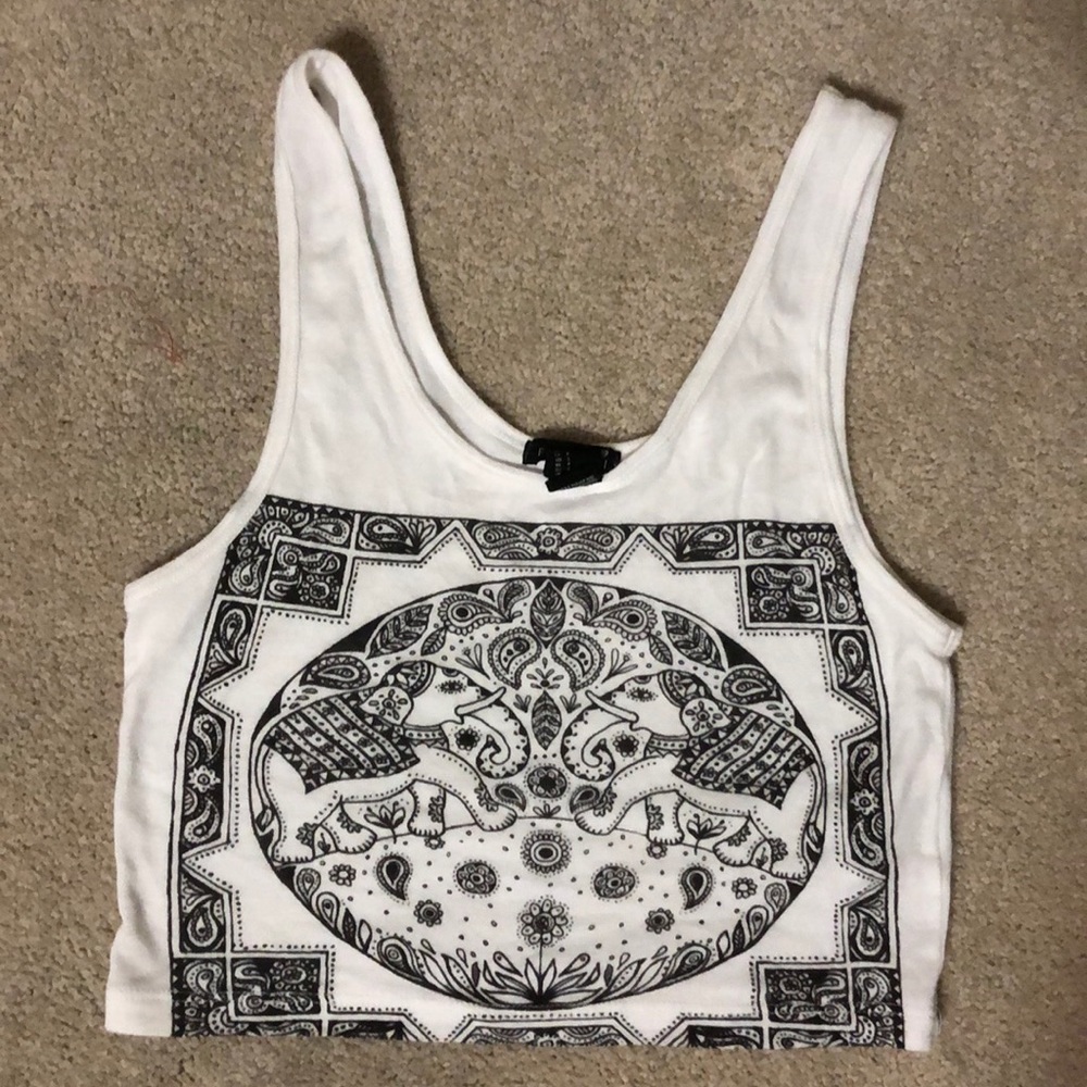 Tiny white tank